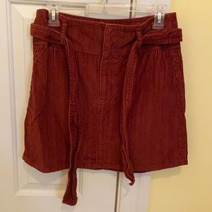 Corduroy skirt